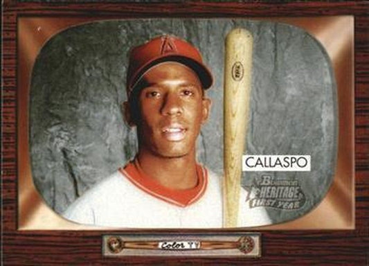 #267 Alberto Callaspo - Anaheim Angels - 2004 Bowman Heritage Baseball