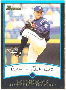#267 Ben Sheets - Milwaukee Brewers - 2001 Bowman Baseball