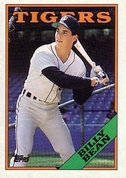 #267 Billy Bean - Detroit Tigers - 1988 Topps Baseball