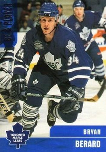 #267 Bryan Berard - Toronto Maple Leafs - 1999-00 Be a Player Memorabilia Hockey
