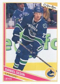 #267 Daniel Sedin - Vancouver Canucks - 2013-14 O-Pee-Chee Hockey