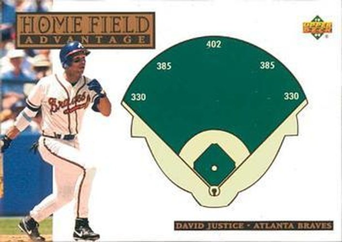 #267 David Justice - Atlanta Braves - 1994 Upper Deck Baseball