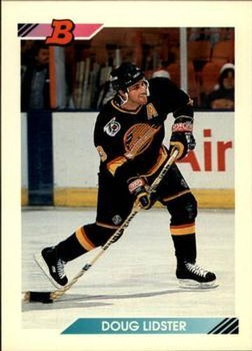 #267 Doug Lidster - Vancouver Canucks - 1992-93 Bowman Hockey