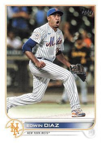 #267 Edwin Diaz - New York Mets - 2022 Topps Baseball