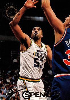#267 Felton Spencer - Utah Jazz - 1994-95 Stadium Club Basketball
