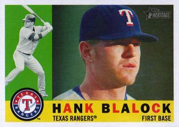 #267 Hank Blalock - Texas Rangers - 2009 Topps Heritage Baseball
