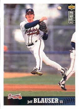 #267 Jeff Blauser - Atlanta Braves - 1997 Collector's Choice Baseball