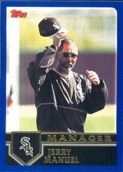 #267 Jerry Manuel - Chicago White Sox - 2003 Topps Baseball