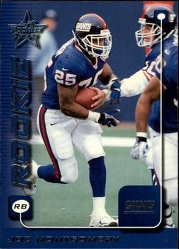 #267 Joe Montgomery - New York Giants - 1999 Leaf Rookies & Stars Football