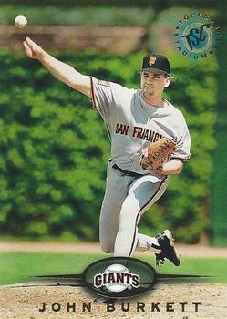 #267 John Burkett - San Francisco Giants - 1995 Stadium Club Baseball