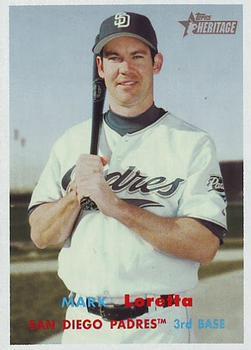 #267 Mark Loretta - San Diego Padres - 2006 Topps Heritage Baseball