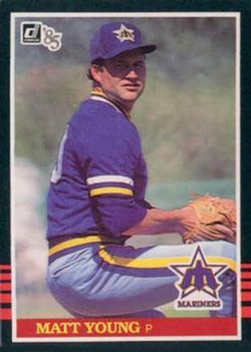 #267 Matt Young - Seattle Mariners - 1985 Donruss Baseball