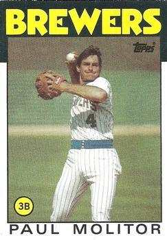 #267 Paul Molitor - Milwaukee Brewers - 1986 Topps Baseball