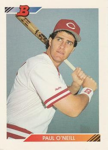 #267 Paul O'Neill - Cincinnati Reds - 1992 Bowman Baseball