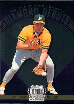 #267 Scott Spiezio - Oakland Athletics - 1996 Upper Deck Baseball