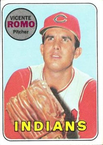 #267 Vicente Romo - Cleveland Indians - 1969 Topps Baseball