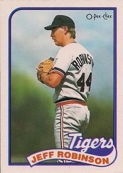 #267 Jeff Robinson - Detroit Tigers - 1989 O-Pee-Chee Baseball