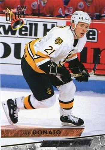 #267 Ted Donato - Boston Bruins - 1993-94 Ultra Hockey