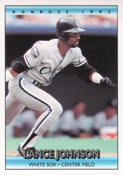 #267 Lance Johnson - Chicago White Sox - 1992 Donruss Baseball