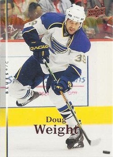 #267 Doug Weight - St. Louis Blues - 2007-08 Upper Deck Hockey