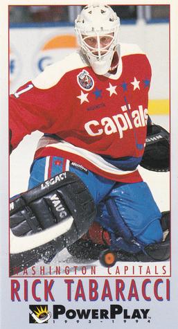 #267 Rick Tabaracci - Washington Capitals - 1993-94 Fleer PowerPlay Hockey