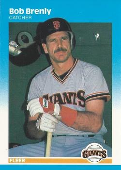 #267 Bob Brenly - San Francisco Giants - 1987 Fleer Baseball