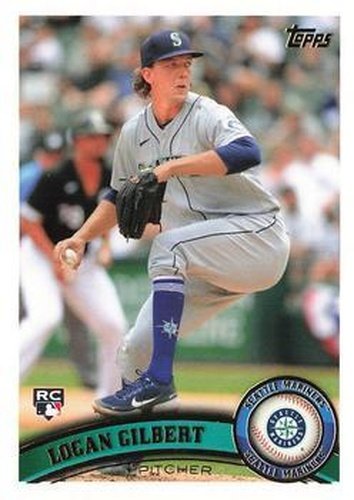 #267 Logan Gilbert - Seattle Mariners - 2021 Topps Archives Baseball