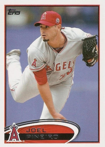 #267 Joel Pineiro - Los Angeles Angels - 2012 Topps Baseball