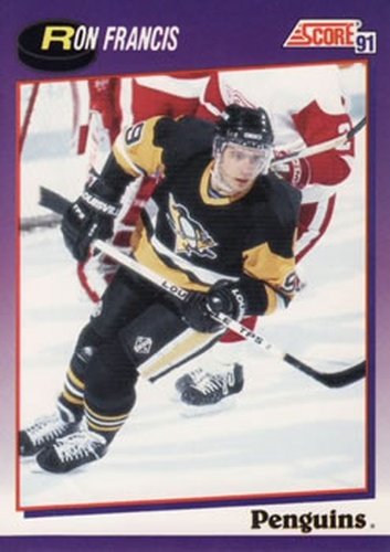 #267 Ron Francis - Pittsburgh Penguins - 1991-92 Score American Hockey