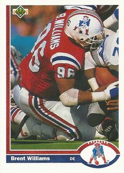 #268 Brent Williams - New England Patriots - 1991 Upper Deck Football