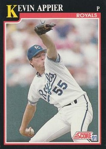 #268 Kevin Appier - Kansas City Royals - 1991 Score Baseball