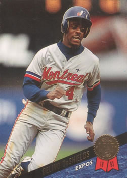 #268 Delino DeShields - Montreal Expos - 1993 Leaf Baseball