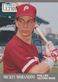 #268 Mickey Morandini - Philadelphia Phillies - 1991 Ultra Baseball