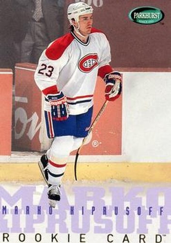 #268 Marko Kiprusoff - Montreal Canadiens - 1995-96 Parkhurst International Hockey