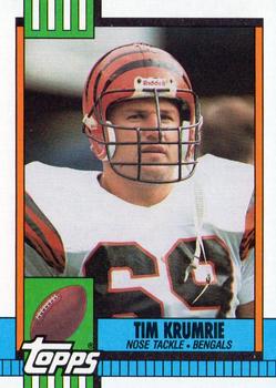 #268 Tim Krumrie - Cincinnati Bengals - 1990 Topps Football
