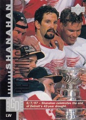 #268 Brendan Shanahan - Detroit Red Wings - 1997-98 Upper Deck Hockey