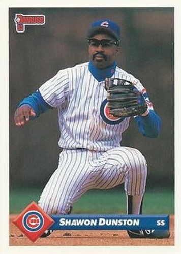 #268 Shawon Dunston - Chicago Cubs - 1993 Donruss Baseball