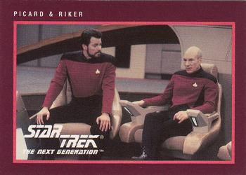 #268 Picard & Riker - 1991 Impel Star Trek 25th Anniversary