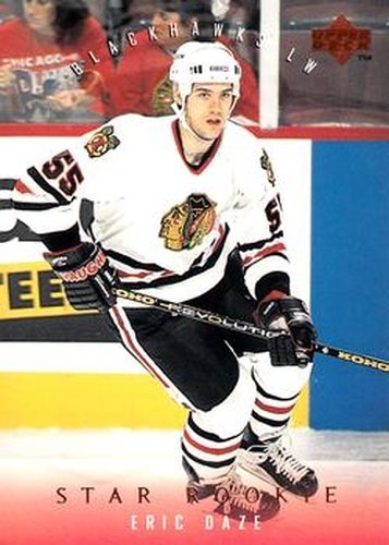 #268 Eric Daze - Chicago Blackhawks - 1995-96 Upper Deck Hockey