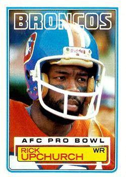 #268 Rick Upchurch - Denver Broncos - 1983 Topps Football