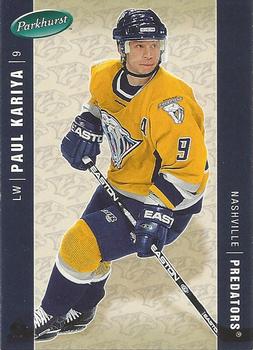 #268 Paul Kariya - Nashville Predators - 2005-06 Parkhurst Hockey