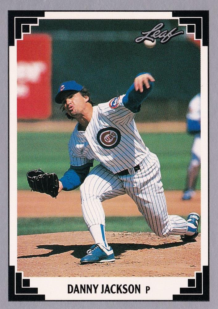 #268 Danny Jackson - Chicago Cubs - 1991 Leaf Baseball