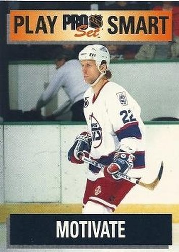 #268 Mike Lalor - Winnipeg Jets - 1992-93 Pro Set Hockey