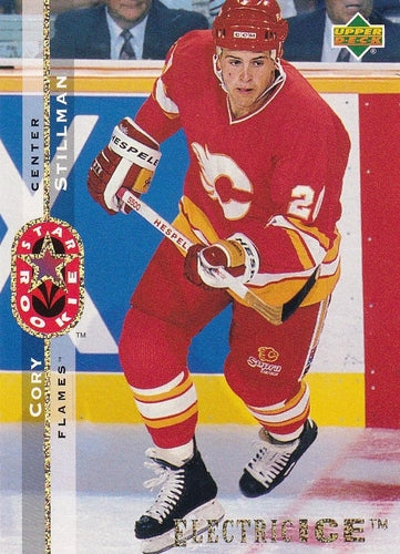 #268 Cory Stillman - Calgary Flames - 1994-95 Upper Deck Hockey - Electric Ice