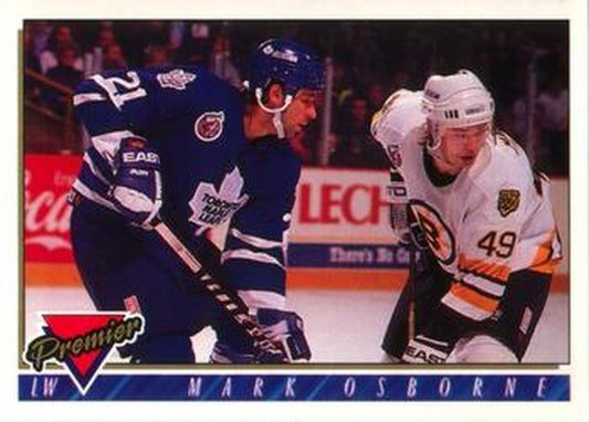 #268 Mark Osborne - Toronto Maple Leafs - 1993-94 O-Pee-Chee Premier Hockey