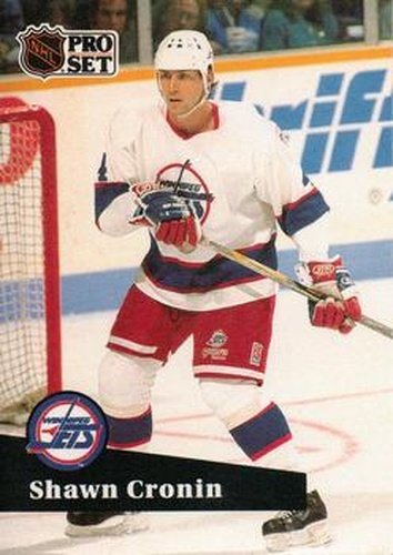 #268 Shawn Cronin - 1991-92 Pro Set Hockey