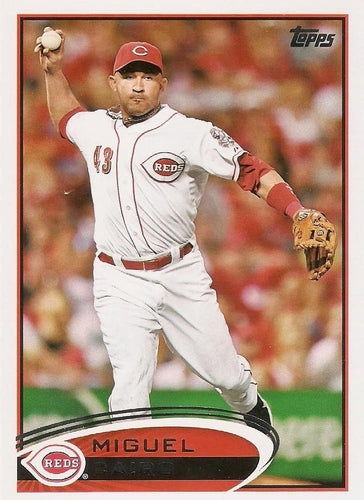 #268 Miguel Cairo - Cincinnati Reds - 2012 Topps Baseball