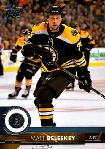 #268 Matt Beleskey - Boston Bruins - 2017-18 Upper Deck Hockey