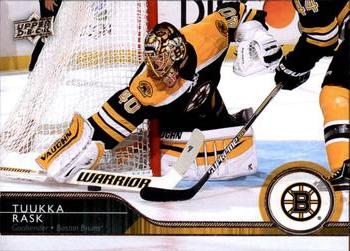 #268 Tuukka Rask - Boston Bruins - 2014-15 Upper Deck Hockey