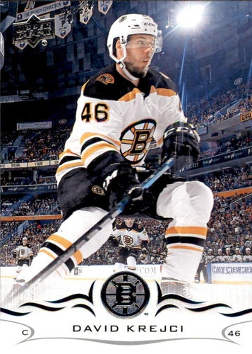 #268 David Krejci - Boston Bruins - 2018-19 Upper Deck Hockey